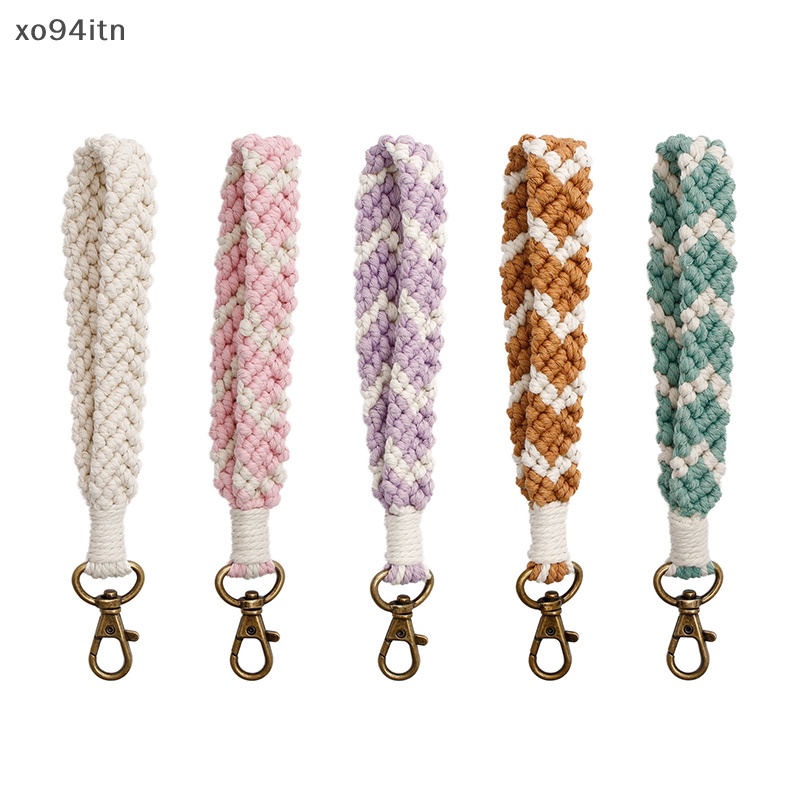 Vòng Đeo Tay Macrame Đan Sợi Cotton Thủ Công Phong Cách Ins Sáng Tạo Thời Trang Cho Nữ