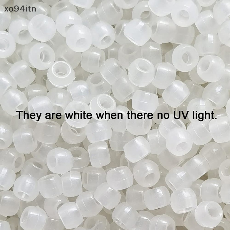 Set 100 Hạt Cườm Xỏ Lỗ Nhiều Màu Sắc Dùng Để Làm Đồ Trang Sức Thủ Công