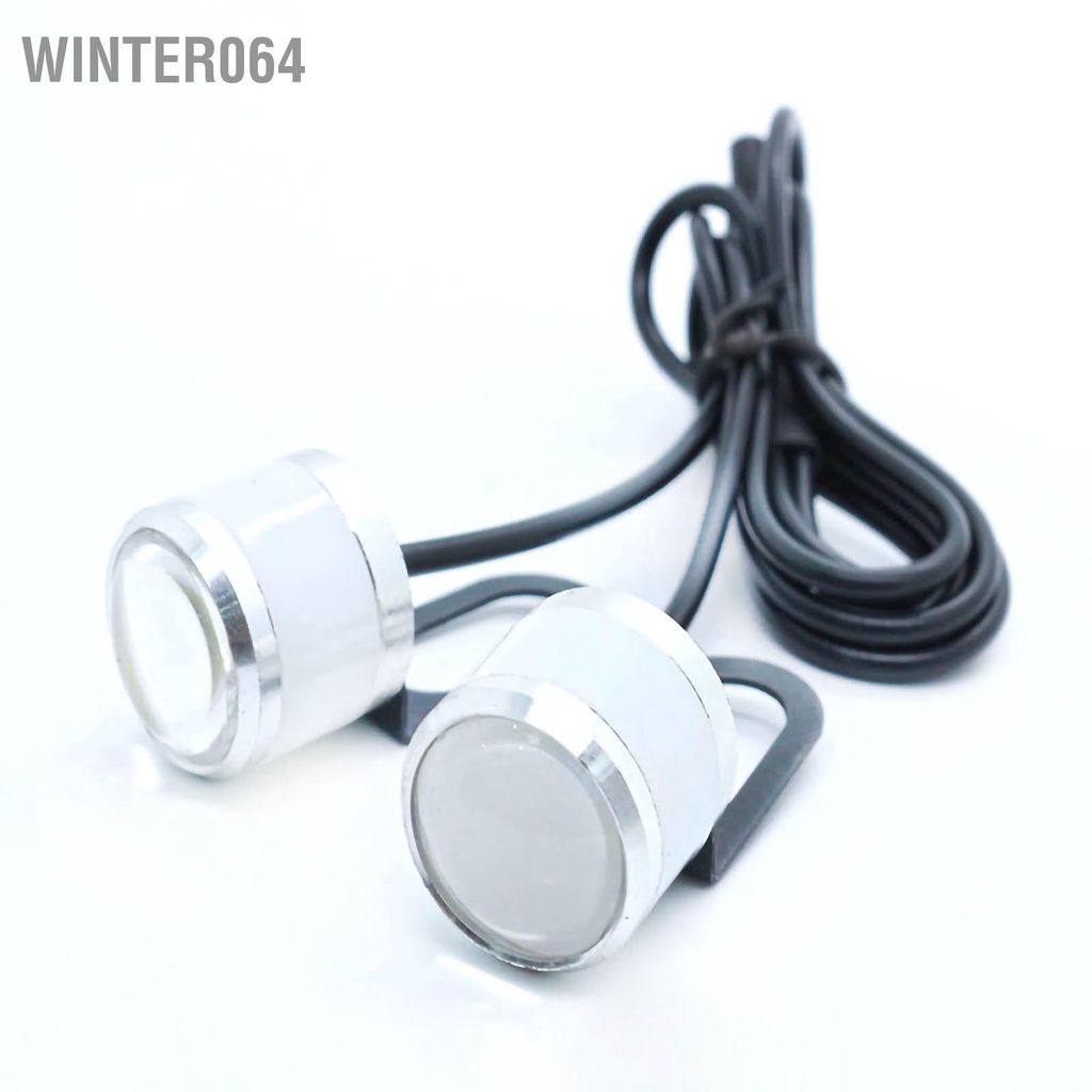 Winter064 Đèn LED Xe Máy Ánh Sáng Nhấp Nháy Hợp Kim Nhôm 12V 2W Cảnh Báo Flash Phanh Để Sửa Đổi