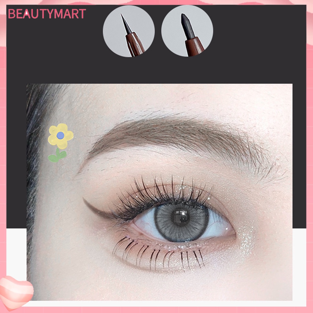 Bút Kẻ Mắt Dạng Lỏng Nhanh Khô Lâu Trôi Chống Thấm Nước Hai Đầu Dễ Sử Dụng