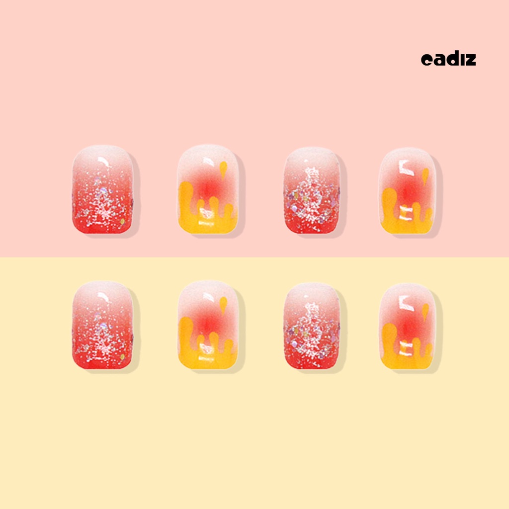 1 Bộ Móng Tay Giả Che Phủ Toàn Diện Chống Phai Màu Có Thể Tháo Rời Cho Salon