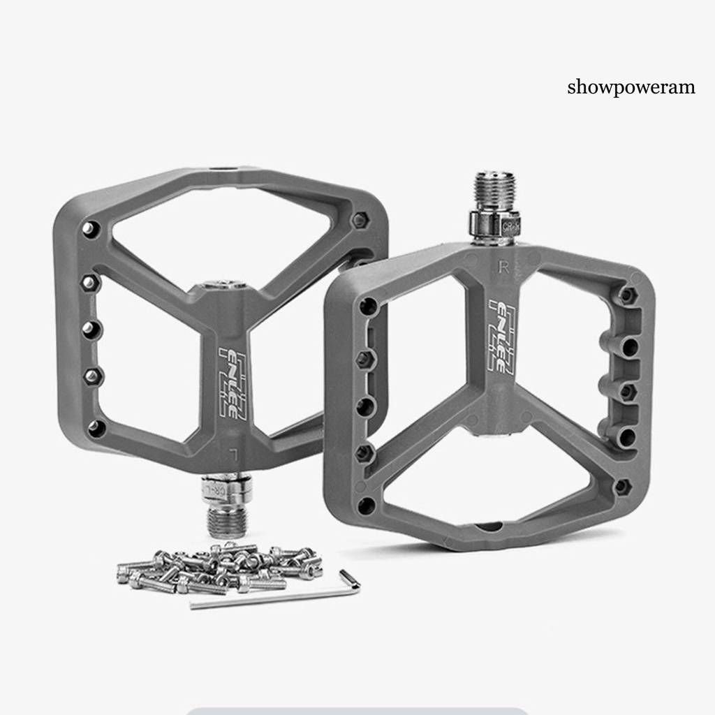 Set 1 Cặp Phẳng Phẳng Có Vòng Bi Kín Mặt Rộng Thông Dụng Cho Xe Đạp Leo Núi