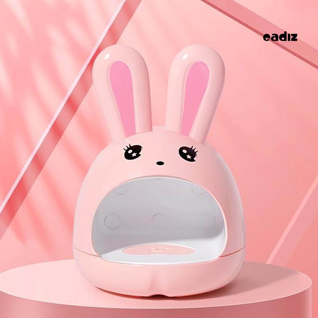 Bộ Đèn LED UV Hong Khô Móng Tay 24W DIY Hình Thỏ Dễ Thương