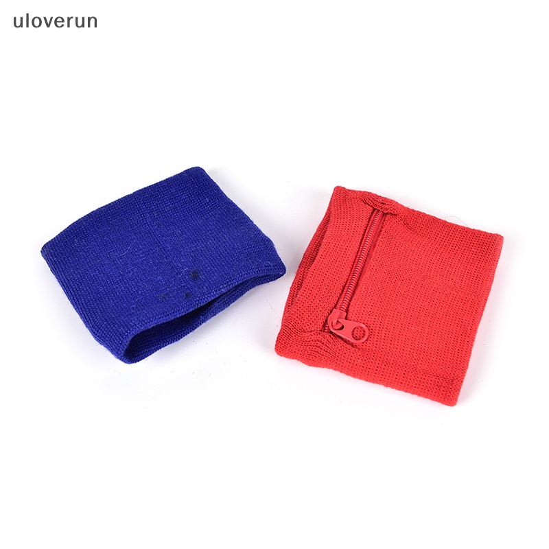 Uloverun 1 Vòng Đeo Tay Thể Thao Thấm Hút Mồ Hôi Có Khóa Kéo vn