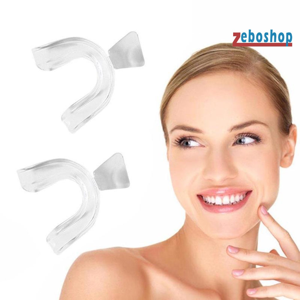 Set 2 Dụng Cụ Bảo Vệ Răng Bằng Silicone Cấp Thực Phẩm