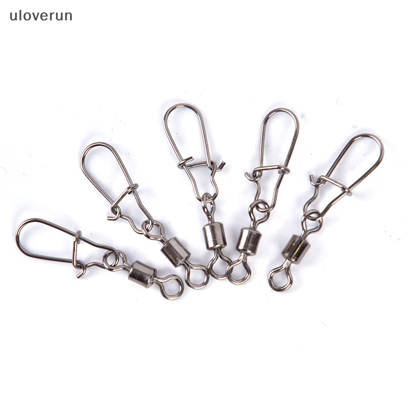 Uloverun Set 10 Móc Câu Cá Có Thể Xoay Được Tiện Lợi vn