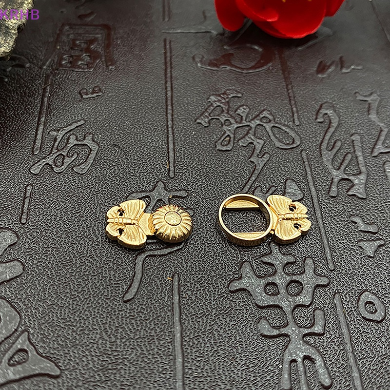 Krhb Thắt Lưng Nút Khóa Bằng Vải May Quần Jean Vô Hình Cổ Điển Có Thể Tháo Rời Khóa Cài Áo Choàng /