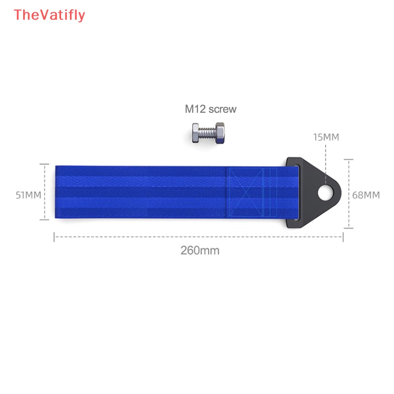 [TheVatifly] Dây Kéo Xe Hơi Bằng Nylon Độ Bền Cao Thông Dụng