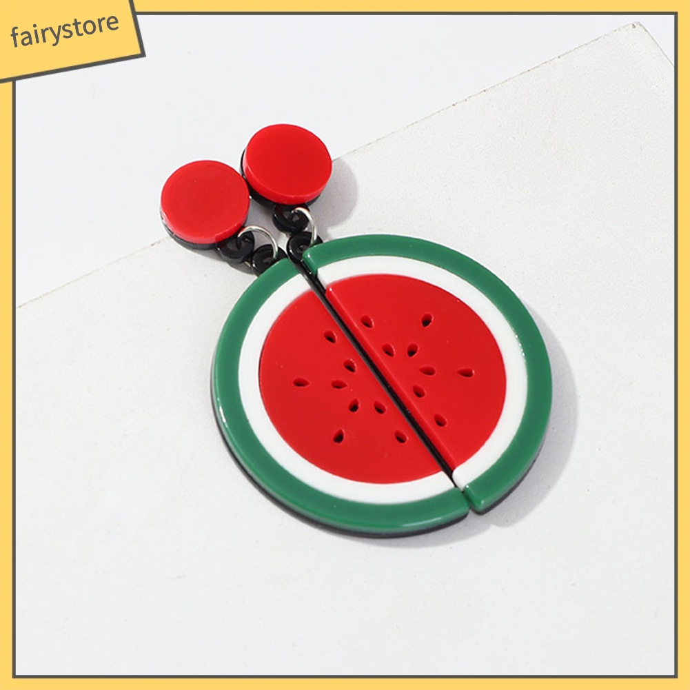 Bông Tai Xỏ Hình Trái Cây Vui Nhộn Dành Cho Nữ