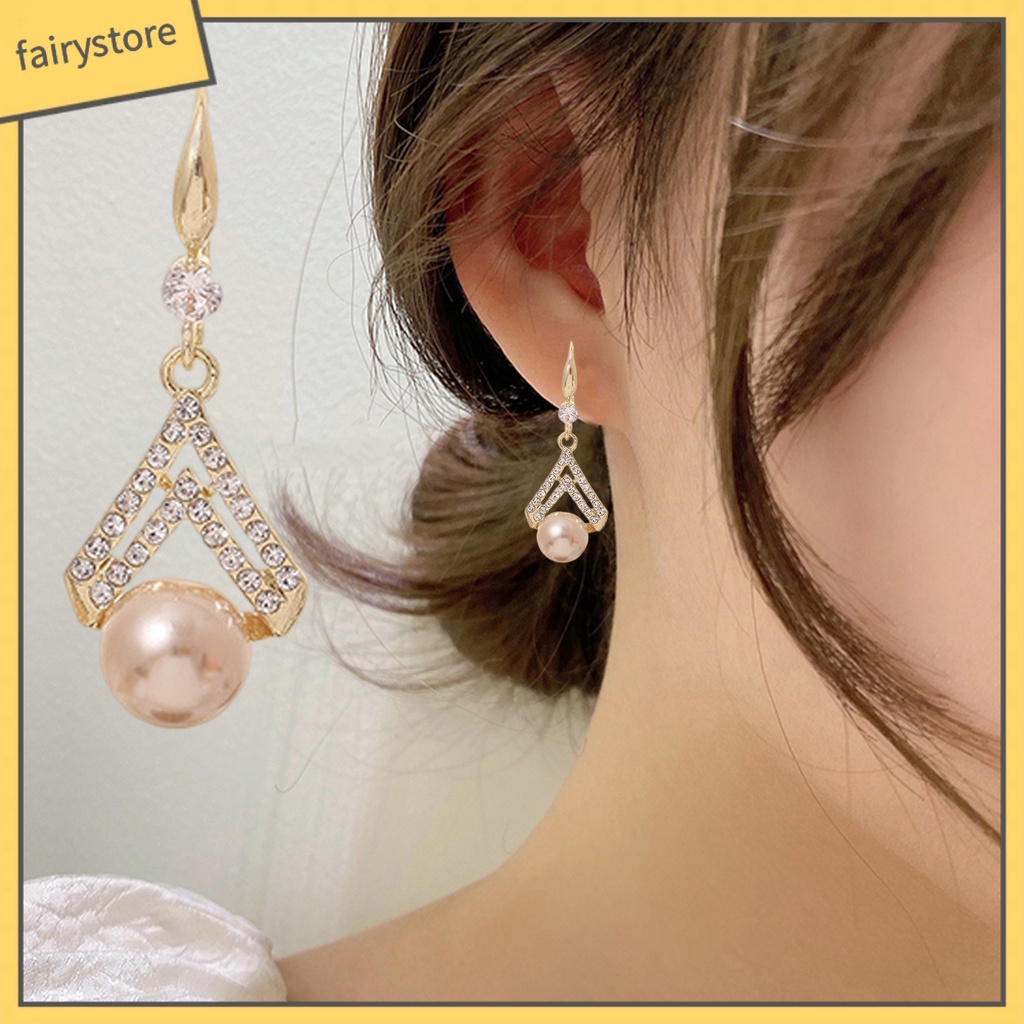 1 Đôi Bông Tai Thời Trang Thanh Lịch Phong Cách Retro Dành Cho Nữ