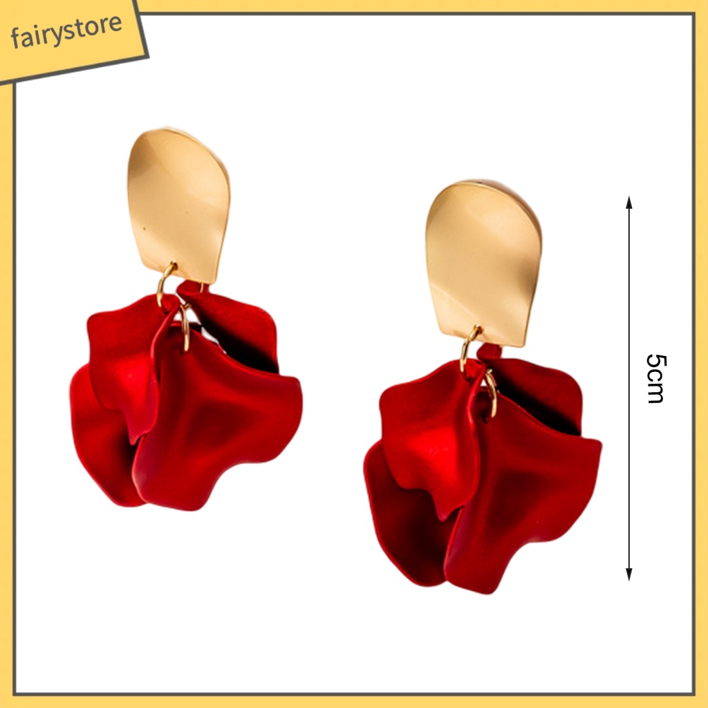 1 Cặp Bông Tai Thả Vỏ Sò / Hình Học Bằng Acrylic Thời Trang Thanh Lịch Dễ Phối Đồ Cho Nữ