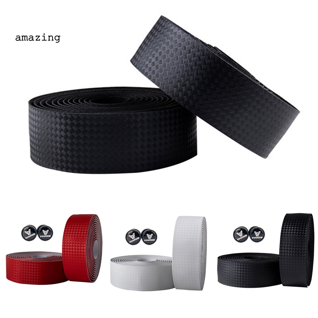 1 Cặp Băng Quấn Tay Lái Xe Đạp VIARON Chống Trượt Thấm Hút Mồ Hôi Thoáng Khí Kết Cấu Polyurethane