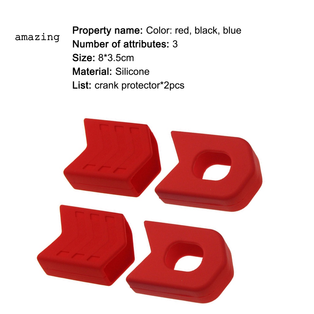 Bộ 2 Nắp Bảo Vệ Cánh Tay Quay Xe Đạp Dày Dặn Tiện Dụng