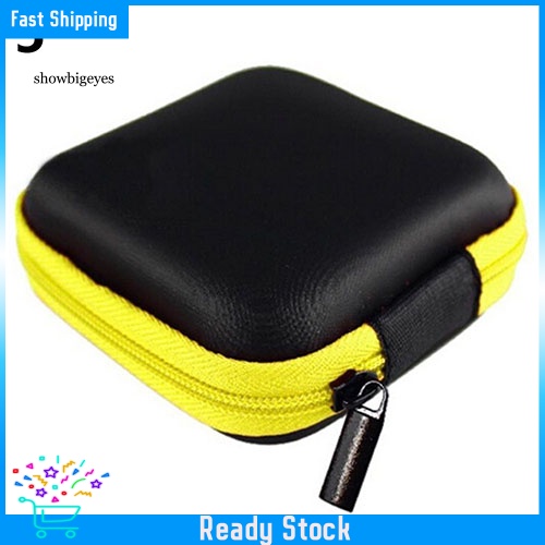 Túi Đựng Tai Nghe Thẻ Nhớ TF SD Hình Vuông Bỏ Túi Tiện Dụng