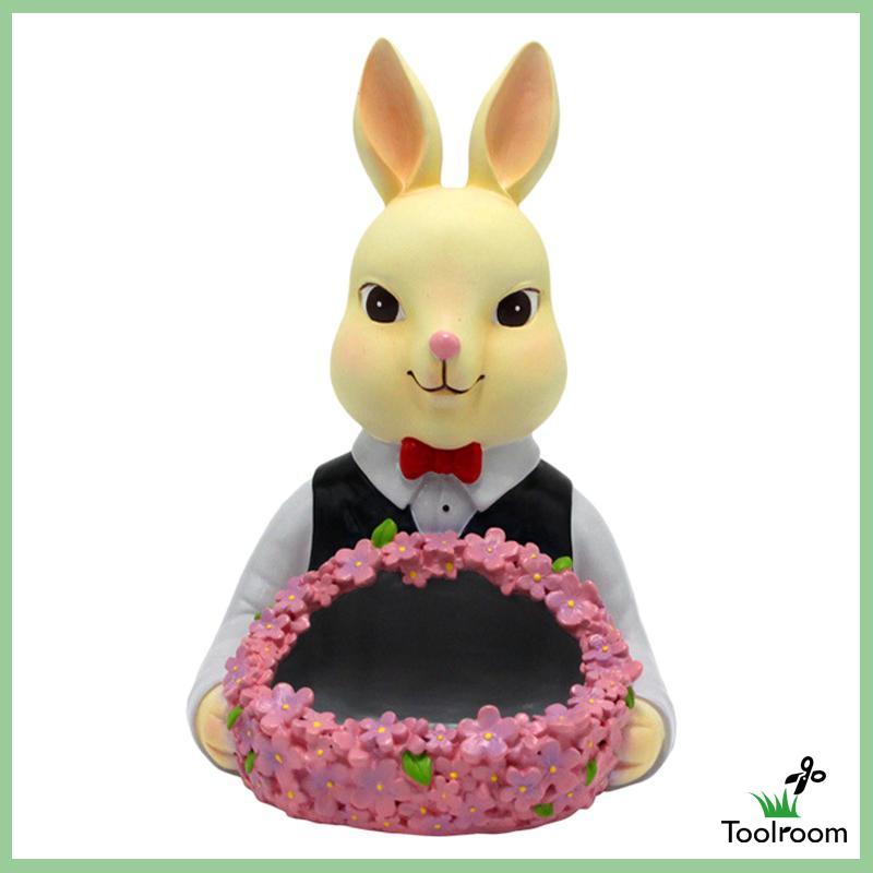 Khay Đựng Trang Sức Hình Thỏ Bằng Nhựa Resin Hiện Đại Cho Phòng Khách / Văn Phòng