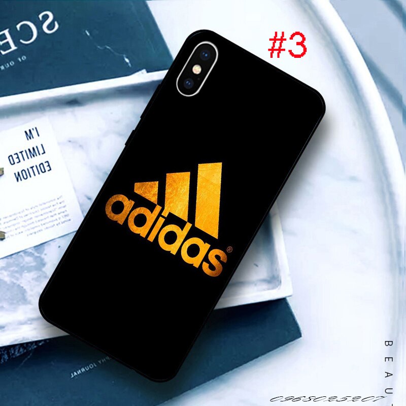 Ốp lưng IPhone  cạnh vuông BVC ADIDAS 6/6s/6p/6sp/7/8/7p/8p/xs/xr/11/12/13/14/Pro/Plus/Promax