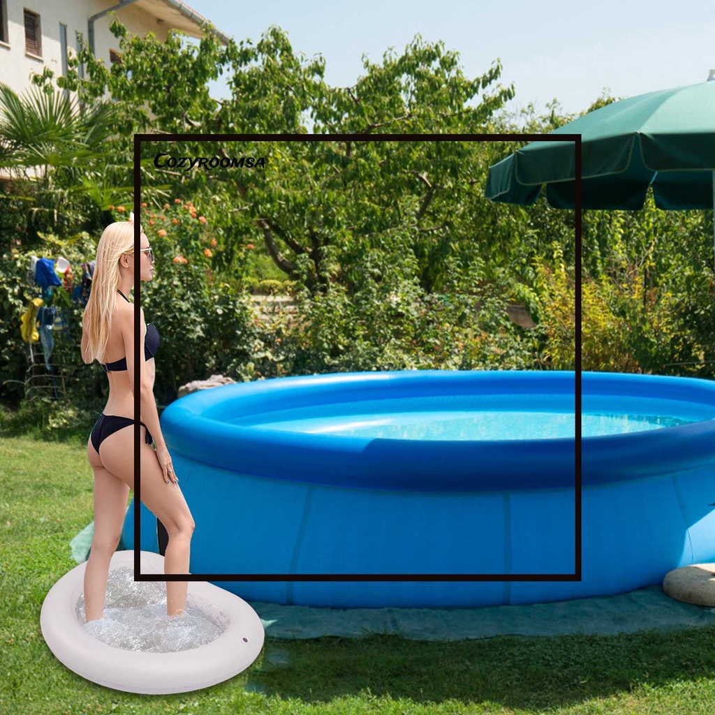 Chậu Rửa Chân Bơm Hơi Bằng PVC Trọng Lượng Nhẹ Tiện Dụng Cho Spa