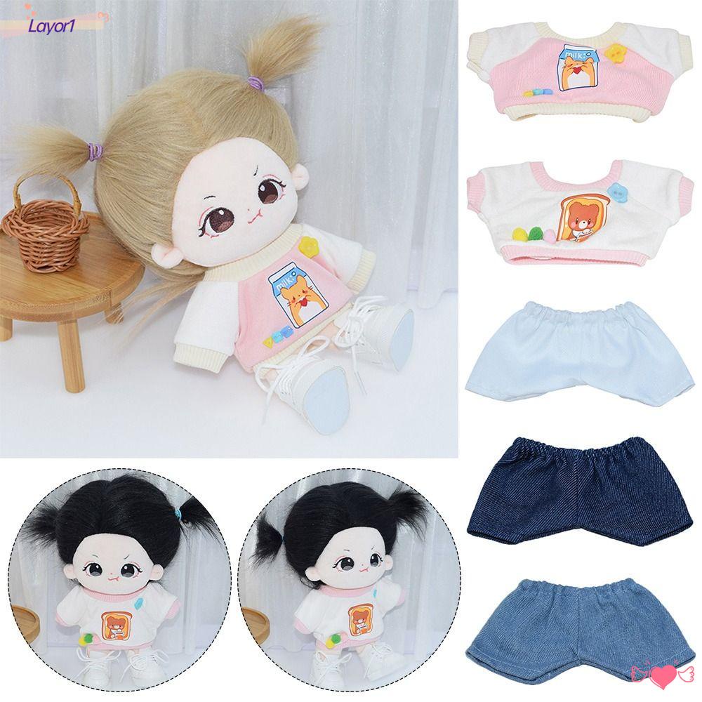 Áo Thun Và Quần Dài Cho Búp Bê LAYOR1 20cm