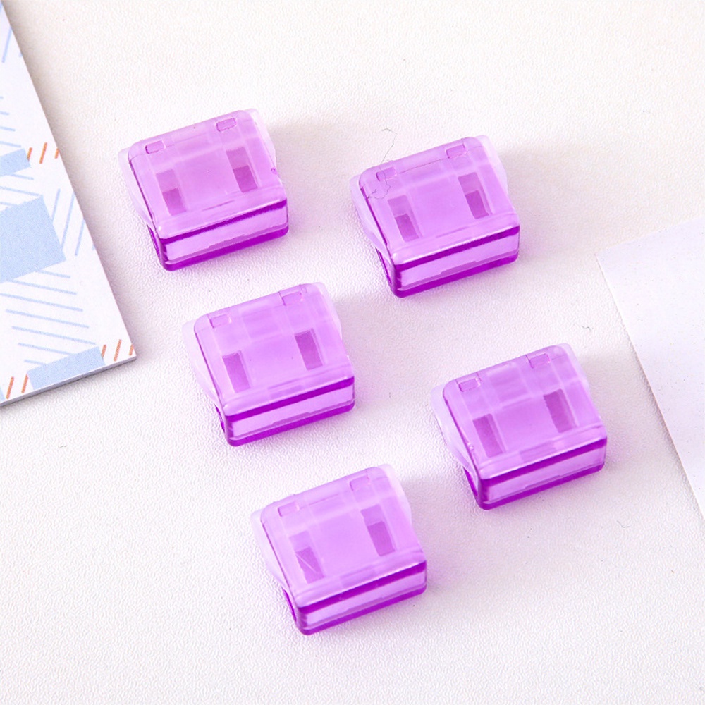 Kẹp Giấy Mini Nhiều Màu Trong Suốt Đa Năng Không Gây Nhờn Có Thể Tái Sử Dụng