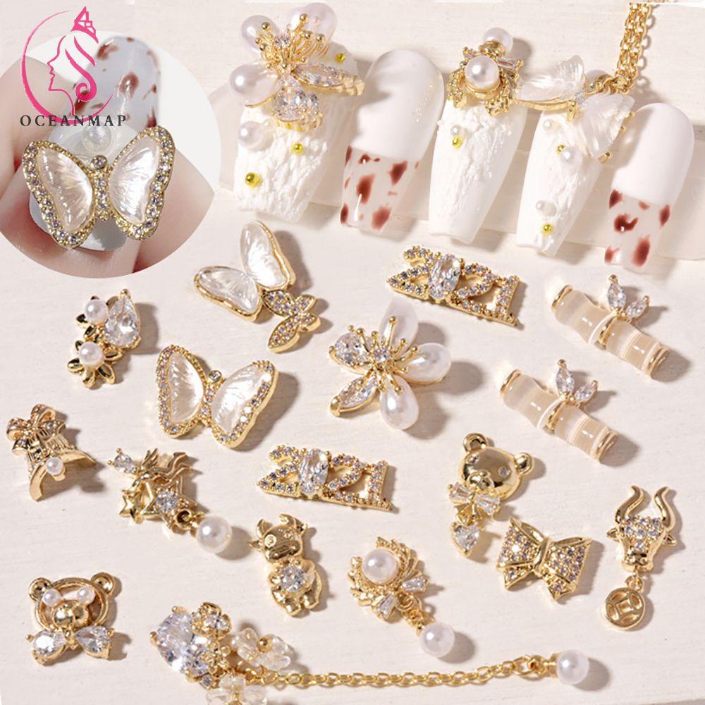 Hạt Charm Trang Trí Móng Tay 3D Xinh Xắn Sang Trọng