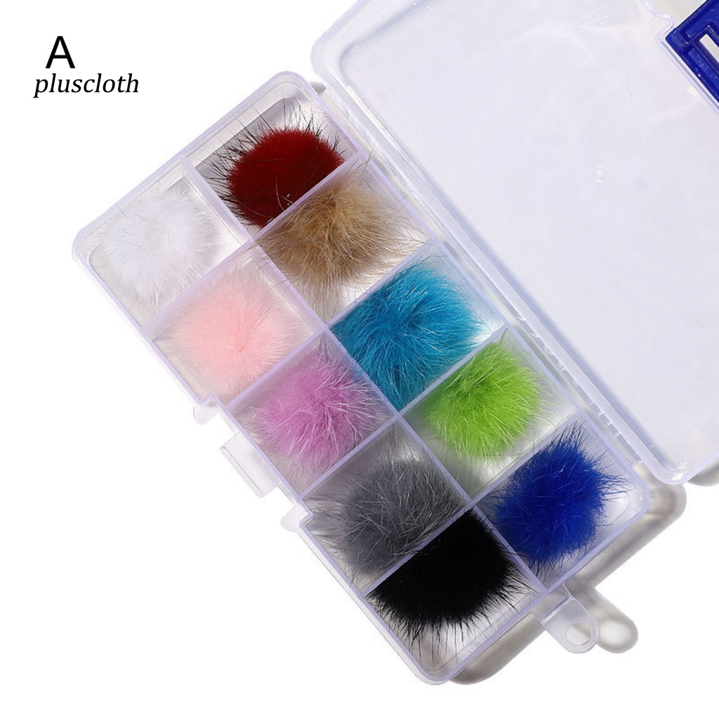 Set 10 / 24 Quả Bông Trang Trí Móng Tay Nghệ Thuật