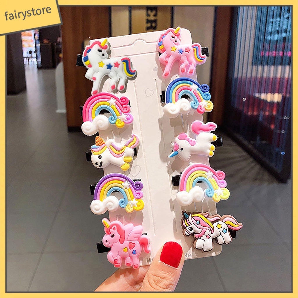 Kẹp Tóc Mái Bằng Vải Hình Cây Kem Hoạt Hình Dành Cho Bé Gái