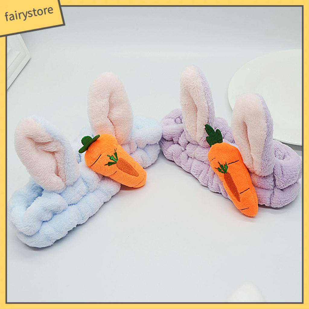 Băng Đô Cà Rốt / Mỹ Phẩm Hình Thỏ Hoạt Hình Dễ Thương Cho Nữ