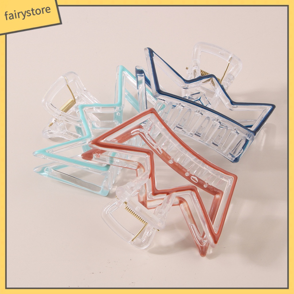 Kẹp Tóc Hình Vương Miện Hoạt Hình Bằng Nhựa Có Răng Cắt Rỗng Cho Nữ