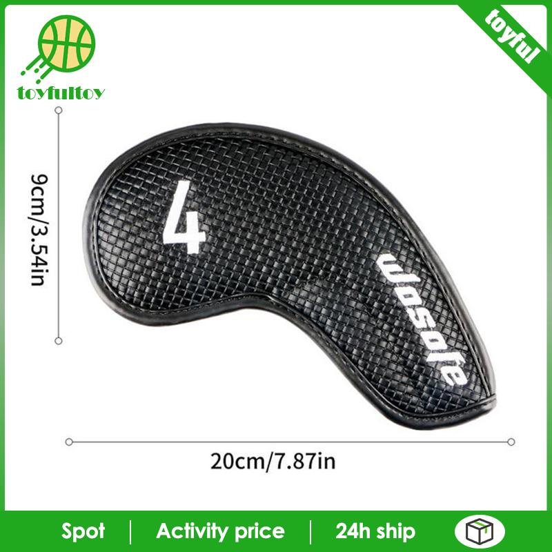 Set 9 Vỏ Bọc Đầu Gậy Đánh Golf Bằng Sắt Chuyên Dụng