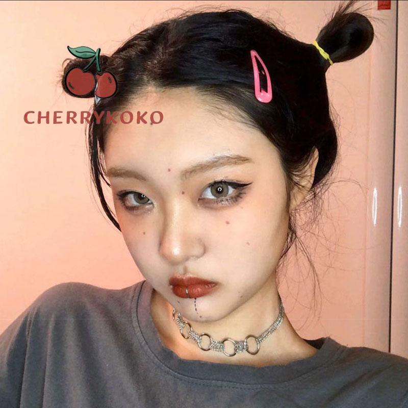 🍒🍒CHERRYKOKO Khuyên Môi Kẹp Không Cần Bấm Lỗ Cho Nữ
