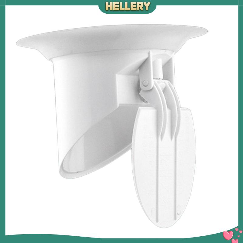 [HelleryVN] Dụng Cụ Chặn Bồn Cầu Ngăn Mùi Hôi Chống Tràn Màu Đen