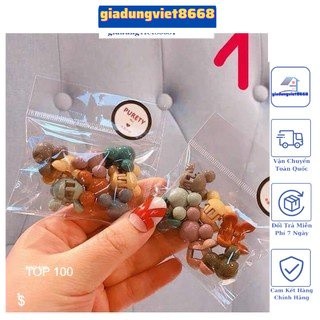 Sét 8 chiếc cặp tóc đáng yêu cho bé ( giao ngẫu nhiên hình )