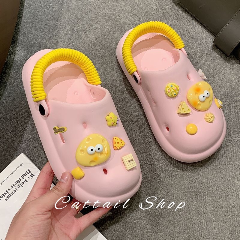 Cattail dép dép nữ dép bánh mì nữ dép bánh mì nữ Chống Trượt 060913