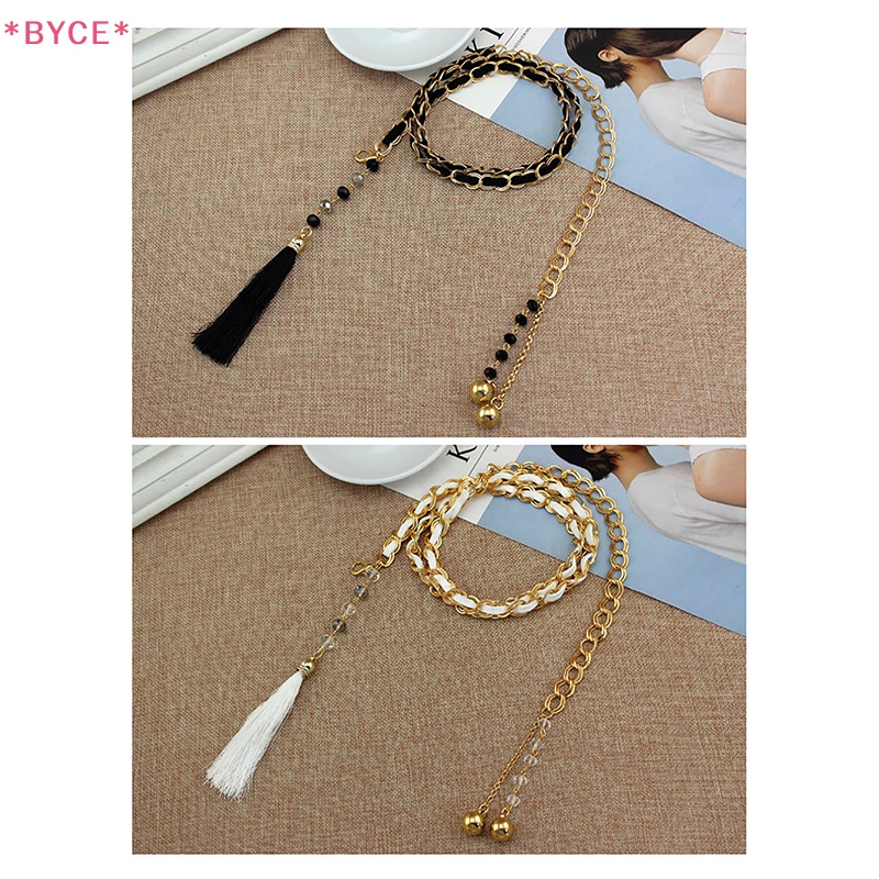 Dây Đeo Hông Đính Hạt Ngọc Trai Phong Cách Vintage Thời Trang Cho Nữ Mới