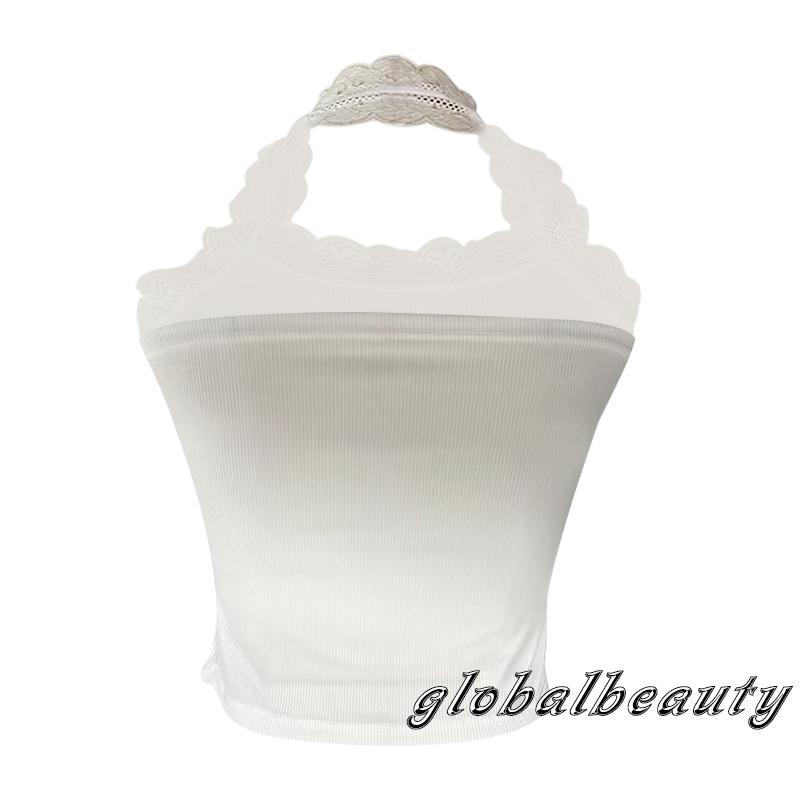 Áo Hai Dây Hở Lưng Cột Nơ Phối Ren Thời Trang Mùa Hè Cho Nữ