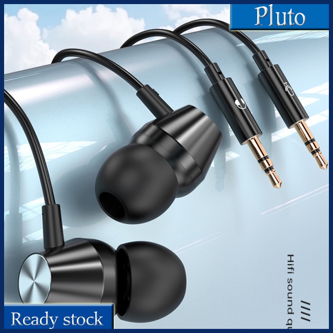 Mới Tai Nghe Nhét Tai Jack 3.5mm + 3.5mm Có Micro Âm Thanh Siêu Trầm Điện Thoại