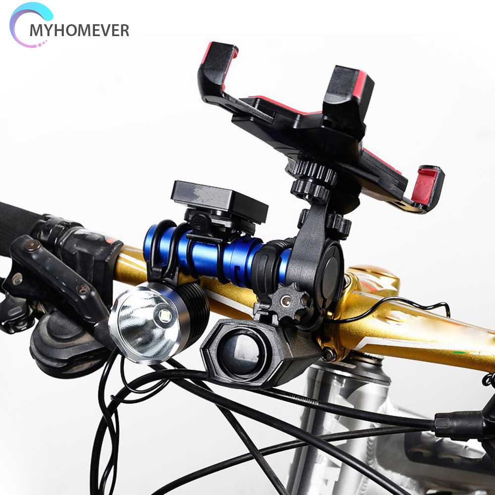 Giá Đỡ Đèn Gắn Tay Lái Xe Đạp Bằng Hợp Kim Nhôm Cao Cấp
