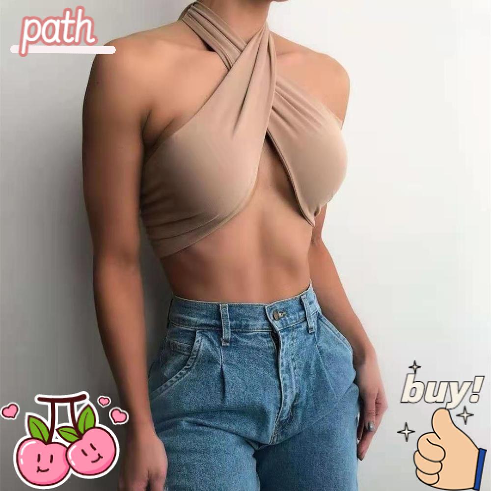 Áo Không Tay Dây Chéo Hở Lưng Gợi Cảm Cho Nữ