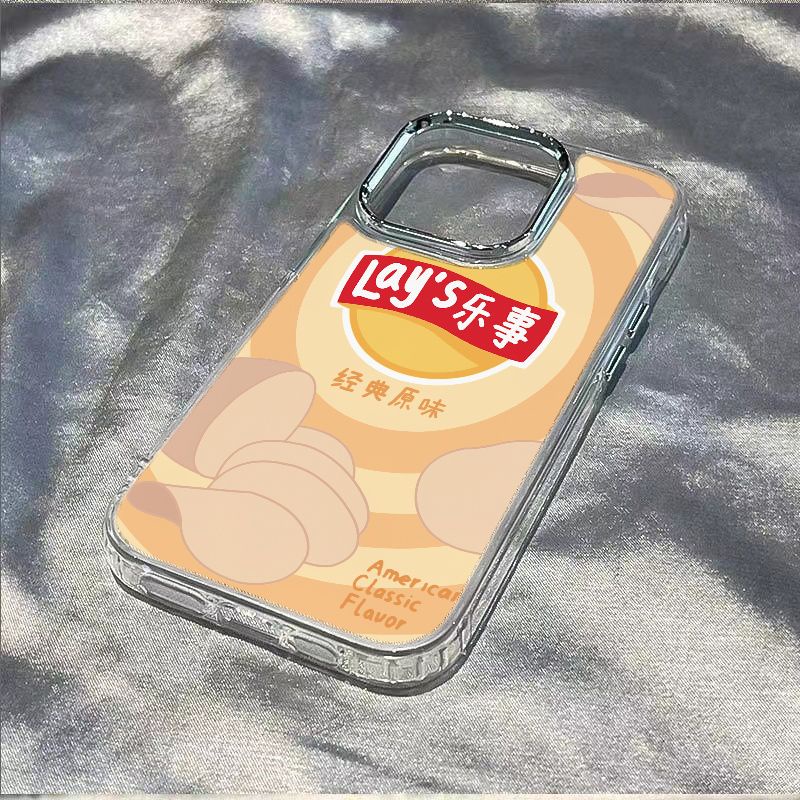 ✅Ốp Điện Thoại Mềm Chống Sốc In Hình Khoai Tây Chiên Cho Iphone12 14pro7 13 118pl