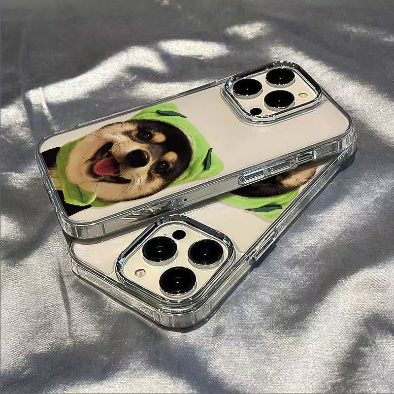 ✅Ốp Điện Thoại Dẻo Họa Tiết Chú Chó Dễ Thương Chống Sốc Cho iPhone12max 7813 11 14pro 56OQ