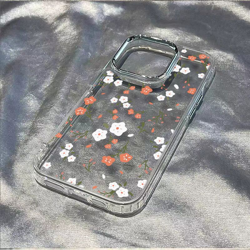 ✅Ốp Điện Thoại Mềm Chống Sốc Họa Tiết Hoa Đơn Giản Bảo Vệ Toàn Diện Cho Iphone 11 plus 12 / max7 14pro 8 13 B3XE