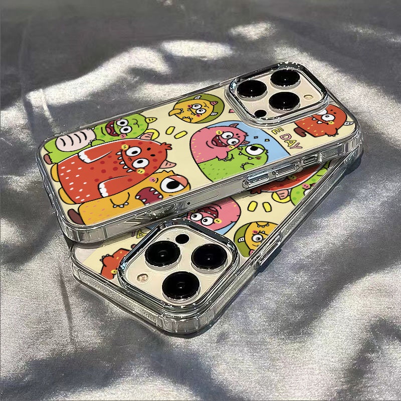 ✅Ốp Điện Thoại Dẻo Họa Tiết Quái Vật Chống Sốc Cho Iphone max714pro / iPhone12 11 plus813 K4Y0