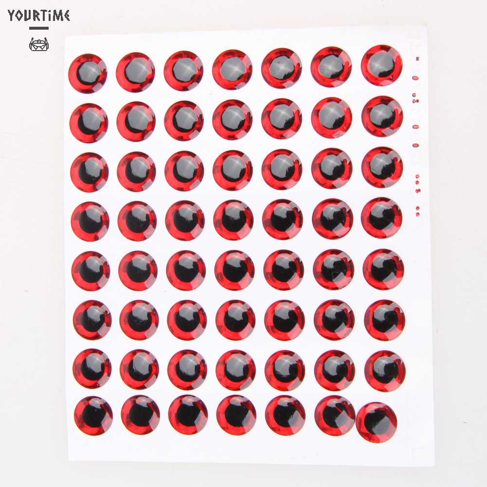 Set 100 Mắt Cá 3D 3-20mm Bằng Nhựa Dùng Để Trang Trí