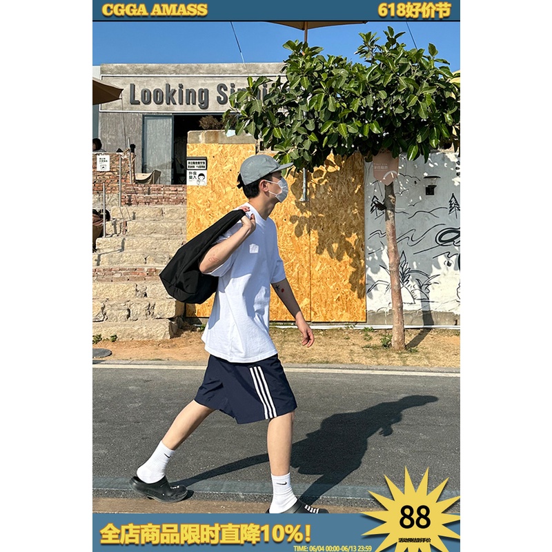 Áo Thun Cotton Tay Ngắn Cổ Tròn Màu Sắc Đơn Giản Thời Trang Mùa Hè Cho Nam Cgga2023