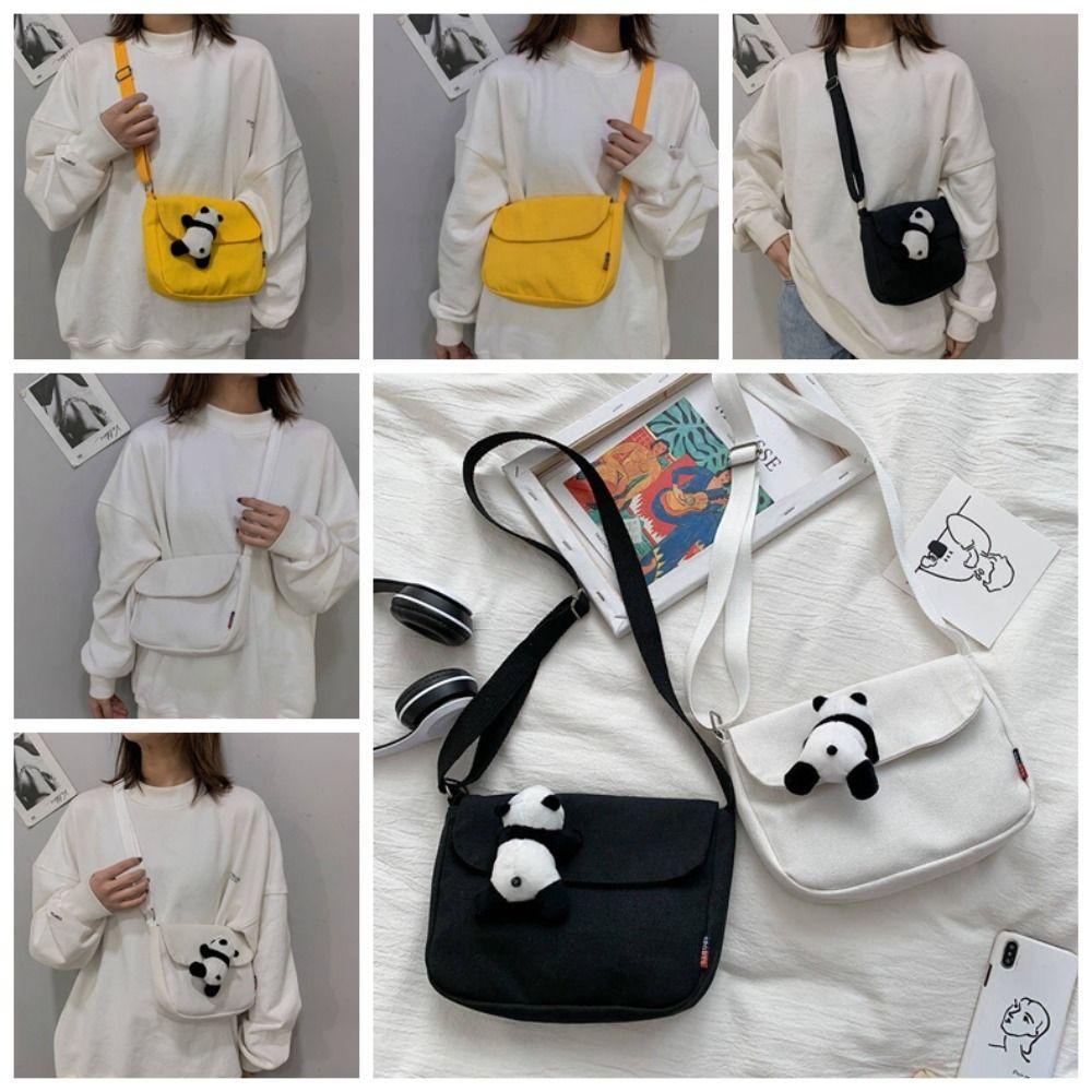 Crossbody Bag, Square Shoulder Bag, Versatile Korean