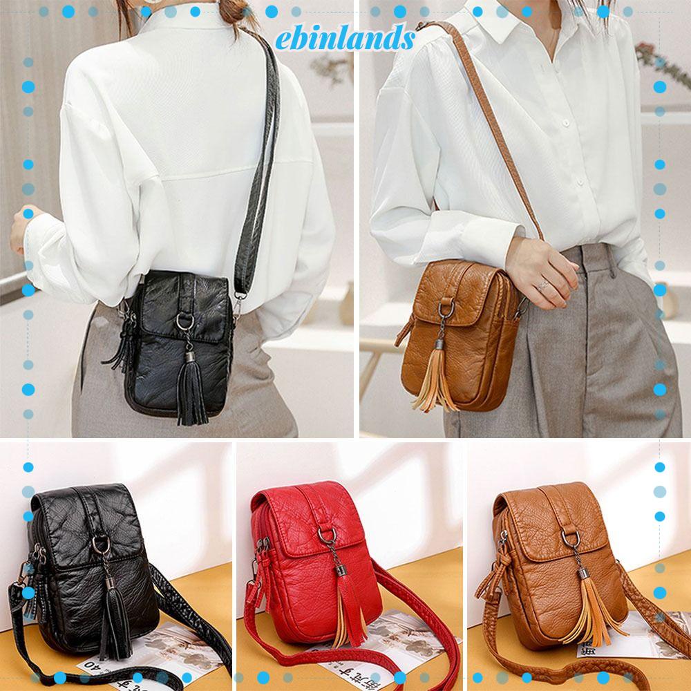 Túi Da PU Đeo Vai Đựng Điện Thoại Phong Cách Châu Âu