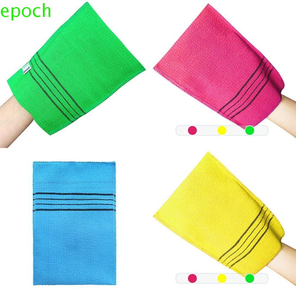 Epoch Bàn Chải Chà Rửa Phòng Tắm Hai Mặt Dạng Hạt Dẹt Nhiều Màu Sắc Rayon