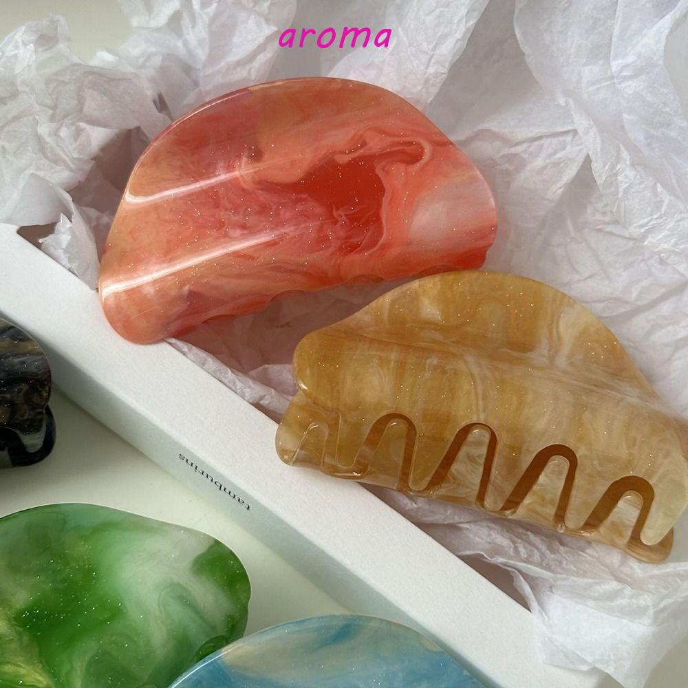 Kẹp Tóc Đuôi Ngựa Bằng Axit Acetic Màu Gradient Họa Tiết Bầu Trời Sao Đơn Giản Thời Trang Dành Cho Bạn Nữ