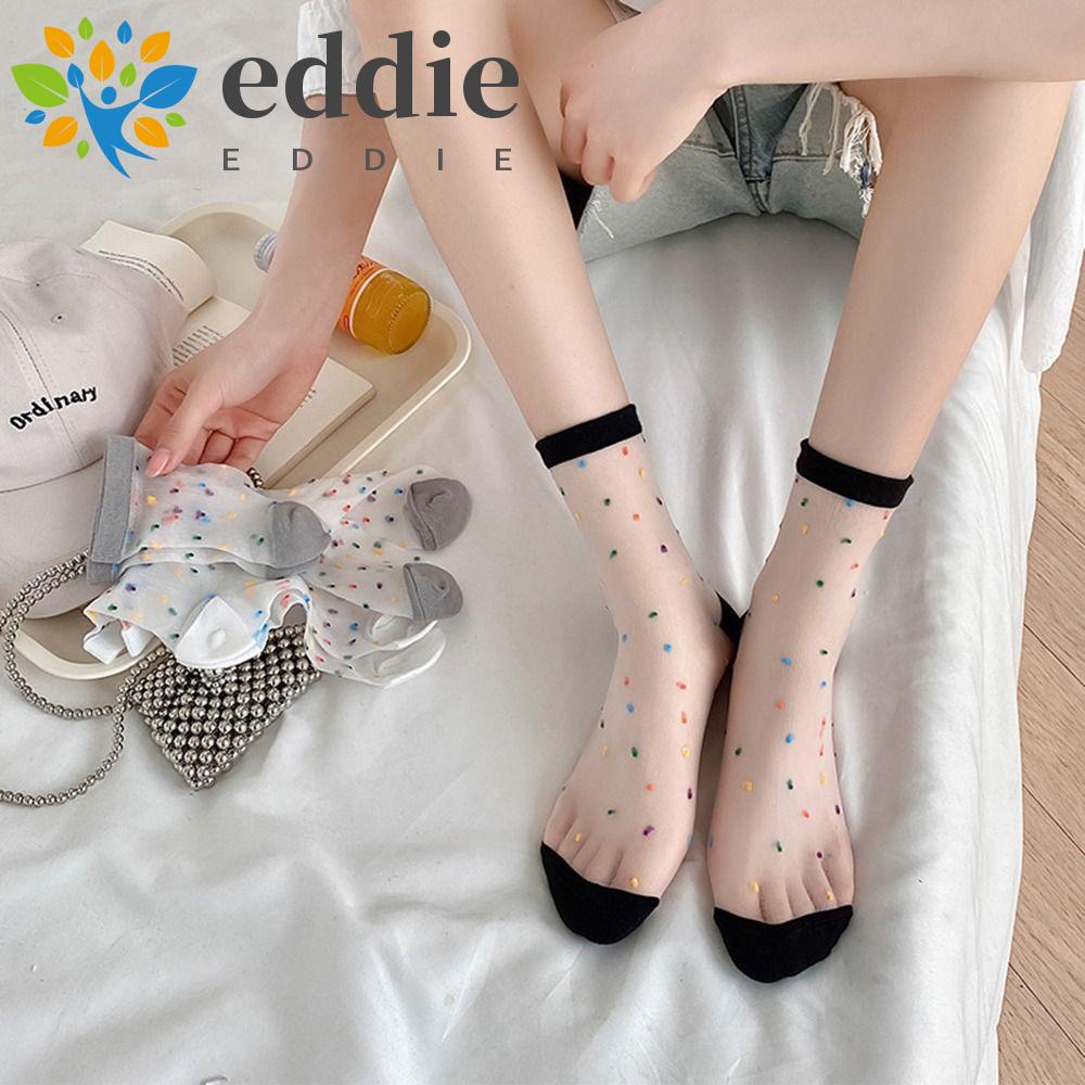 Vớ Ống Lửng Mỏng Thoáng Khí 26Eddie Phong Cách Lolita Ngọt Ngào