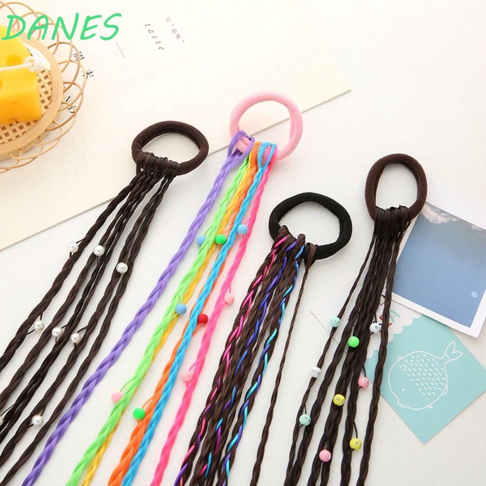 Tóc Giả Thắt Bím Bằng Sợi Chịu Nhiệt Tự Nhiên Cho Bé Gái